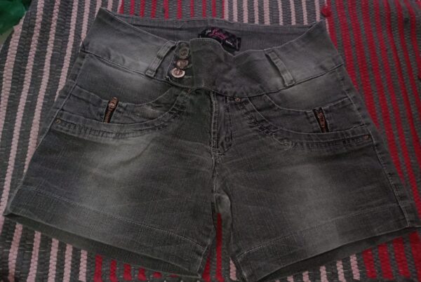Shorts Jeans Cinza - 44