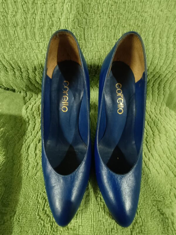 Scarpin Corello Azul Petróleo, couro - 33 - Image 2