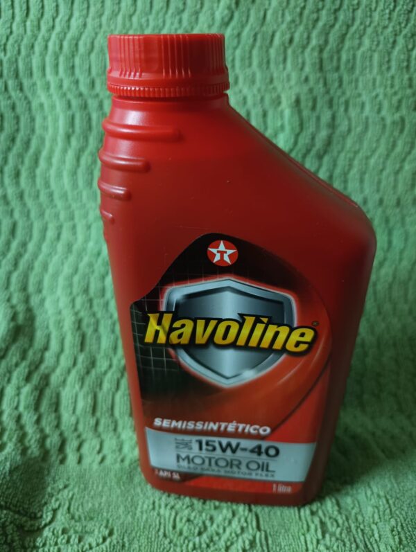 *Óleo do motor - Havoline (Texaco) - SAE 15W-40 API SL - semissintético - 1L - cada (unidade) - (Novo)