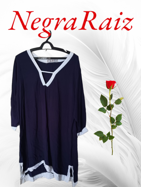 Blusa Longa L & I, tamanho GG